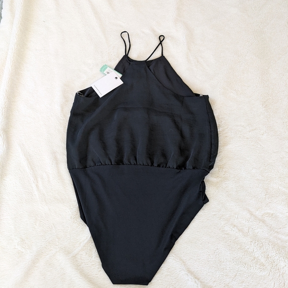NWT Fourteenth Place Black Bodysuit Size M - Picture 7 of 7